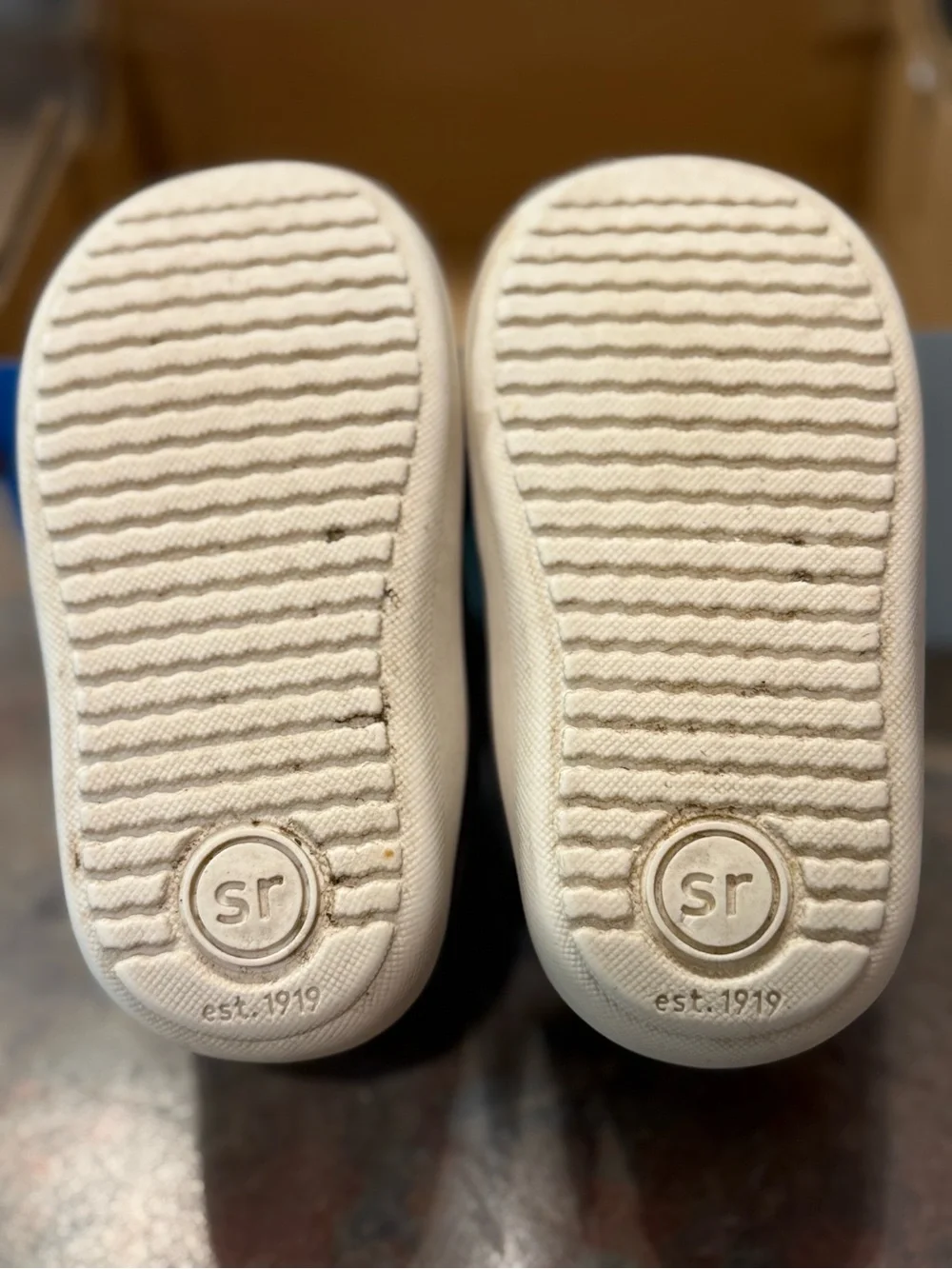 Stride Rite Gray and Dark Gray Toddler Velcro Sneakers